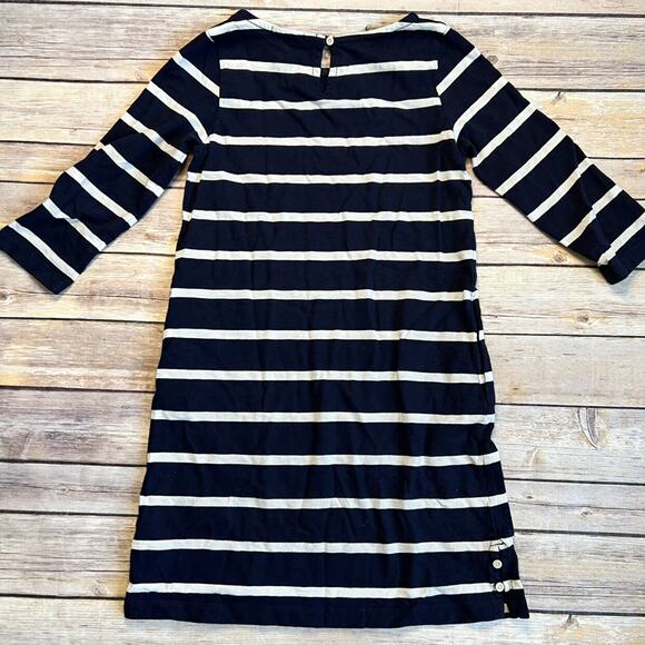 Crewcuts Navy Stripe Long Sleeve Maxi Dress - Picture 6 of 7